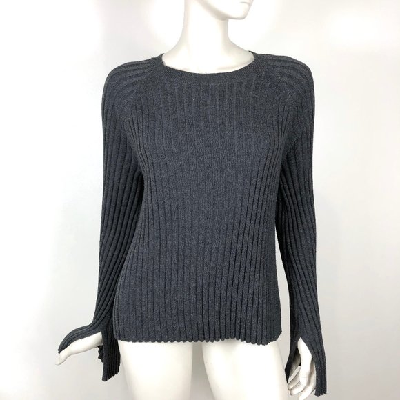 john+jenn Sweaters - John + Jenn Ribbed Knit Long Sleeve Top